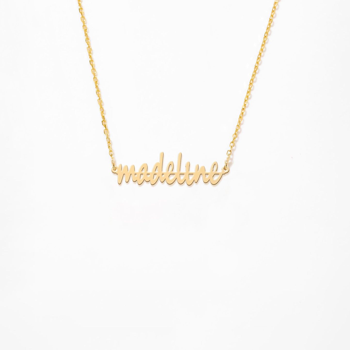Script Name 14K Gold Plated Sterling Silver Necklace
