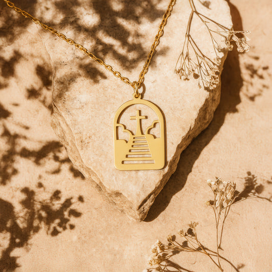 Cross 14K Gold Plated Sterling Silver Necklace