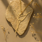 Ballerina Figure Sterling Silver Necklace in 18k Gold Vermeil