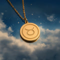 Taurus Zodiac Sterling Silver Necklace