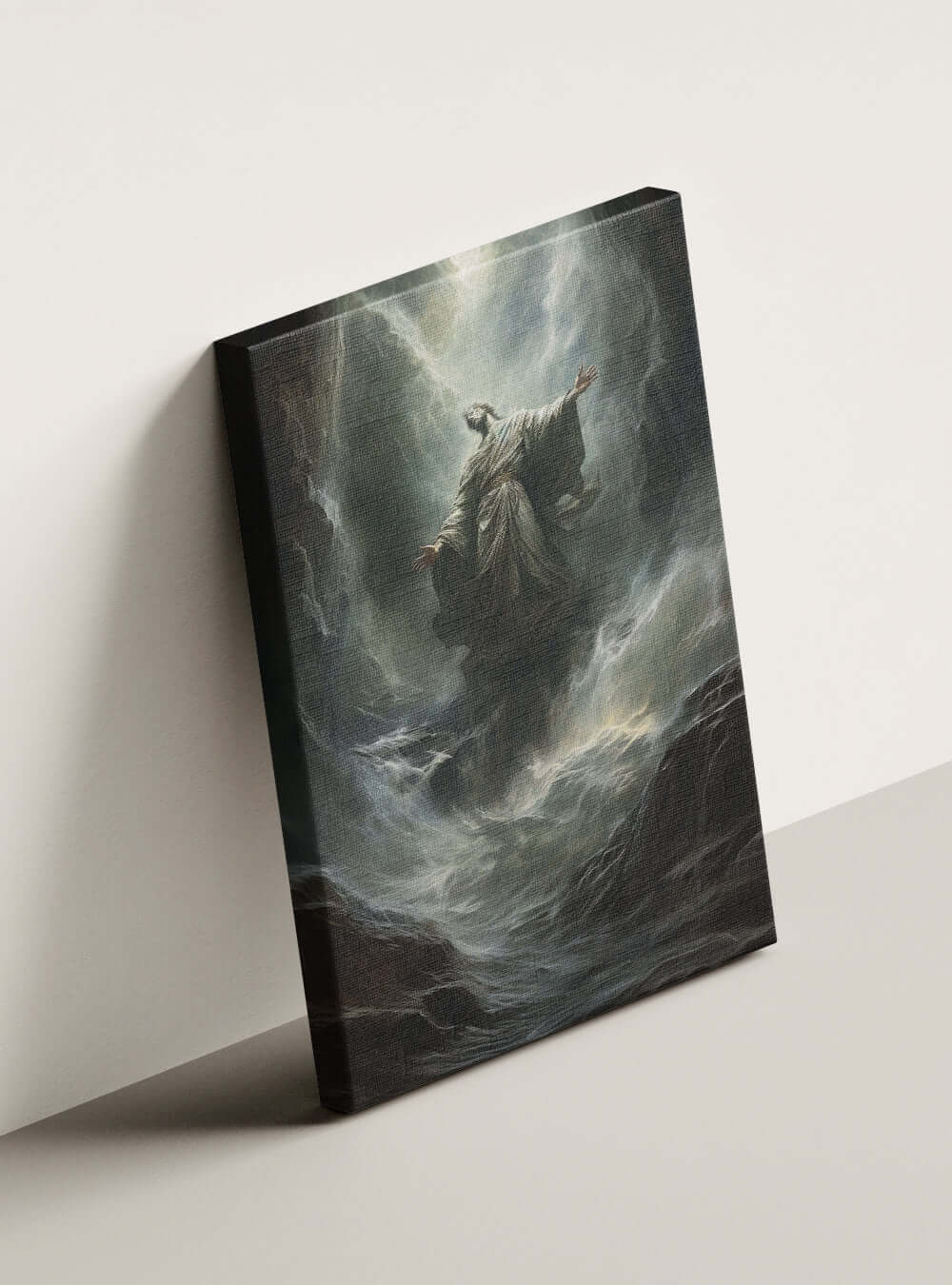 James 1:2 Majestic Figure Christian Decor Canvas Print