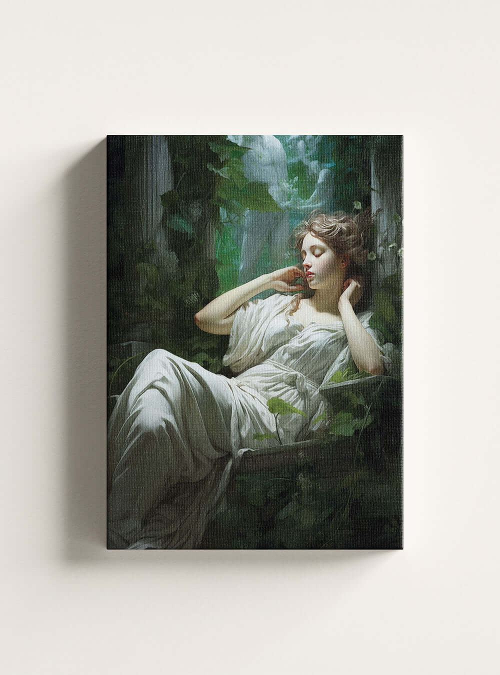 James 1:4 - Dreamy Angelic Beauty - Bible Art Canvas Print