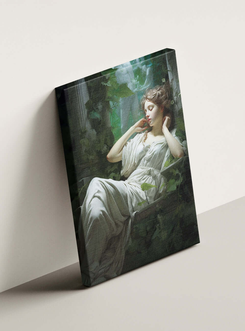 James 1:4 - Dreamy Angelic Beauty - Bible Art Canvas Print