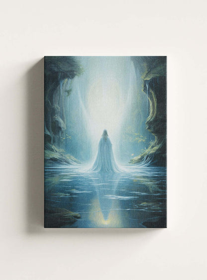 James 4:8 | Luminous Figure Art | Christian Painting Canvas Print