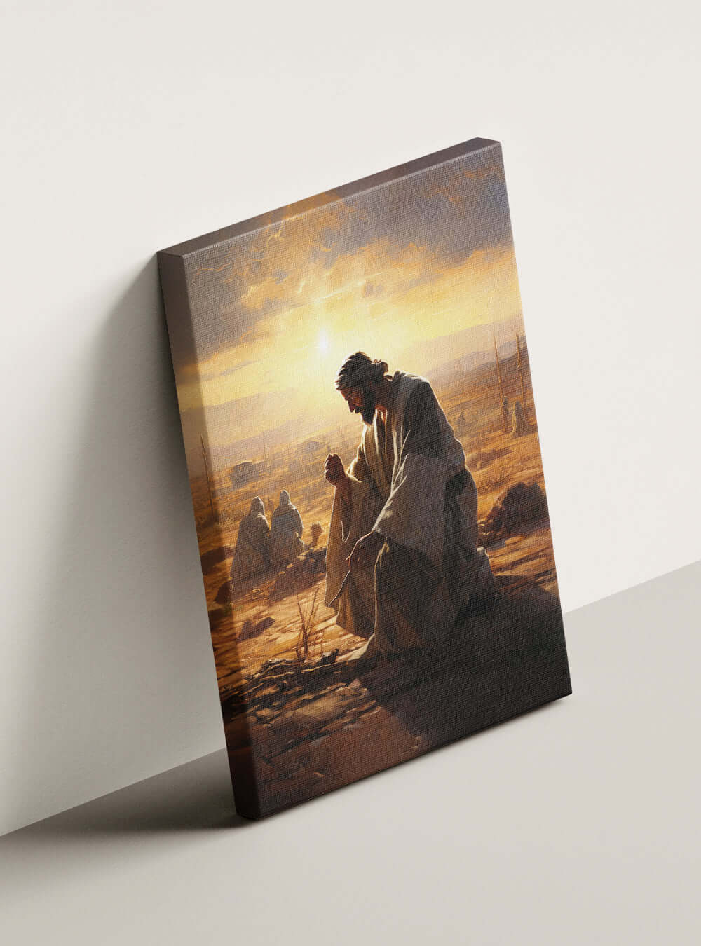 Jeremiah 29:11 Serene Sunset Prayer Christian Canvas Print