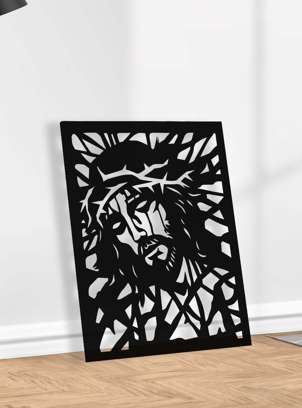 Jesus Abstract Metal Wall Art- Christian Wall Decor