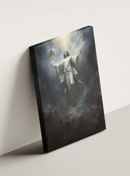 John 11:26 - Christian Canvas Art - Eco-Friendly Print