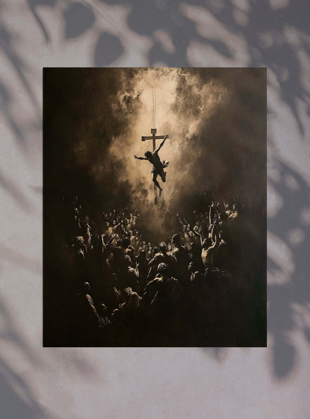 John 13:7 Sacred Art Dramatic Crucifixion Scene Christian Art Gifts Print