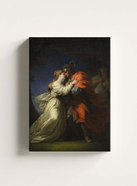 John 15:14 Romance Scene Christian Home Canvas Print