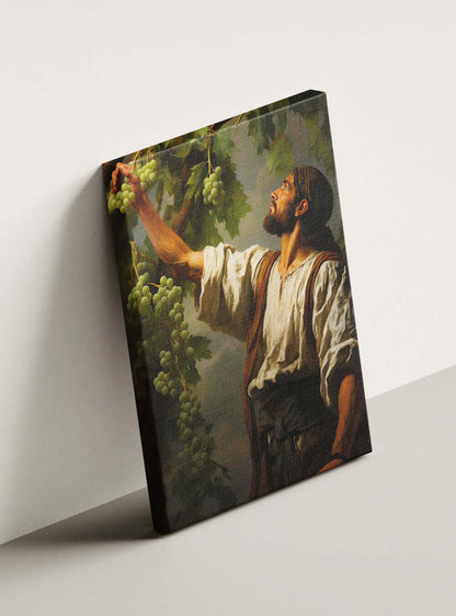 John 15:16 Harvest Scene - Bible Verse Canvas Wall Art Print