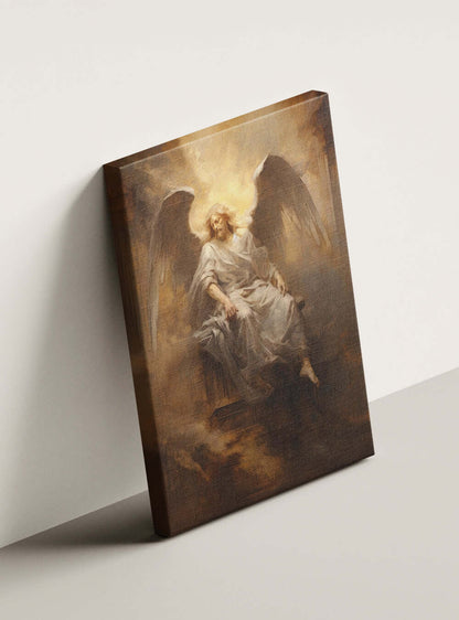 John 16:13 Angelic Canvas-Christian Artwork-Bible Verse Print