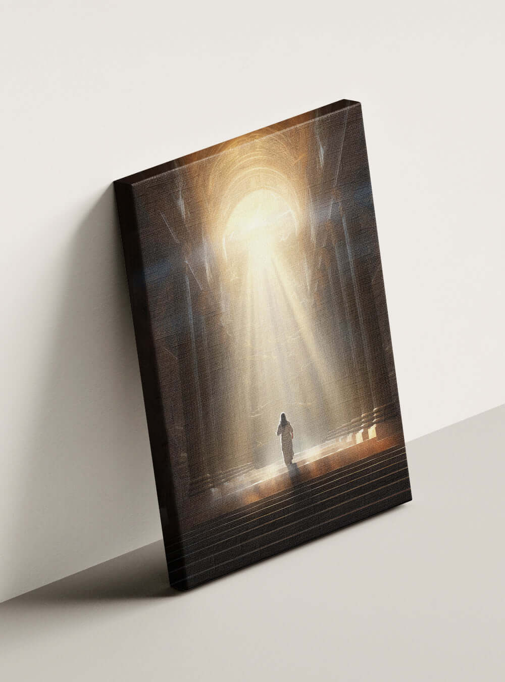 John 17:17 Angelic Light Bible Scripture Canvas Print