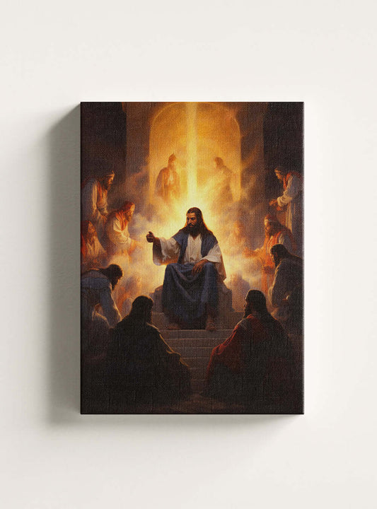 John 17:20 | Gathering Canvas | Christian Art Print