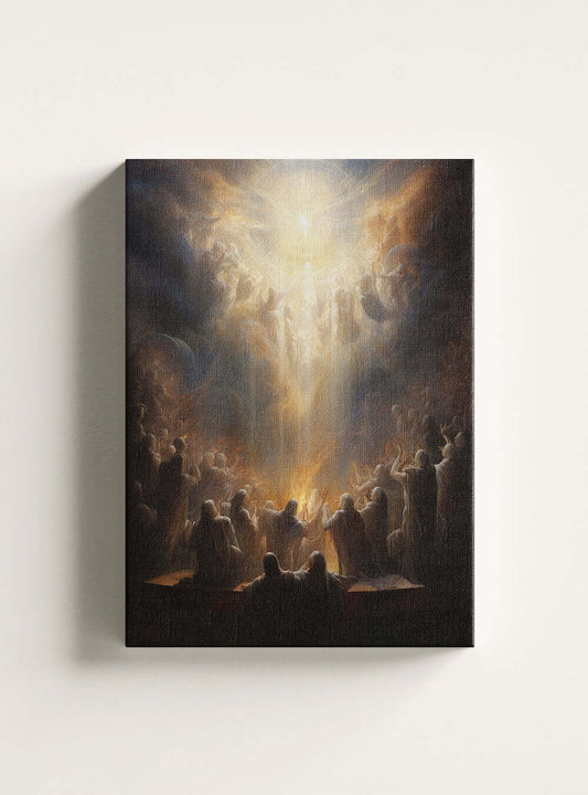 John 17:22 Divine Canvas Christian Spiritual Decor Print