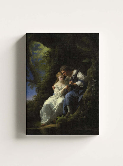 John 20:29 Serenade Scene Bible Art Canvas Print