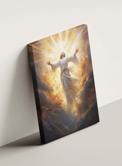 John 3:16 - Majestic Being Bible Verse Canvas Print