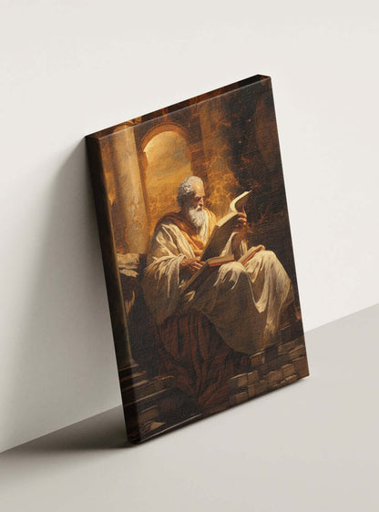 John 8:32 Timeless Scholar - Modern Christian Art Canvas Print