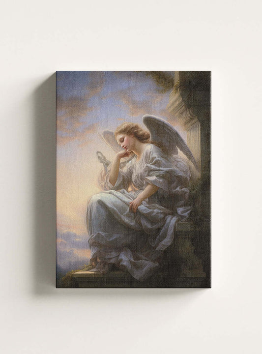 Judges 5:31 Serene Angel Bible Art Canvas Print