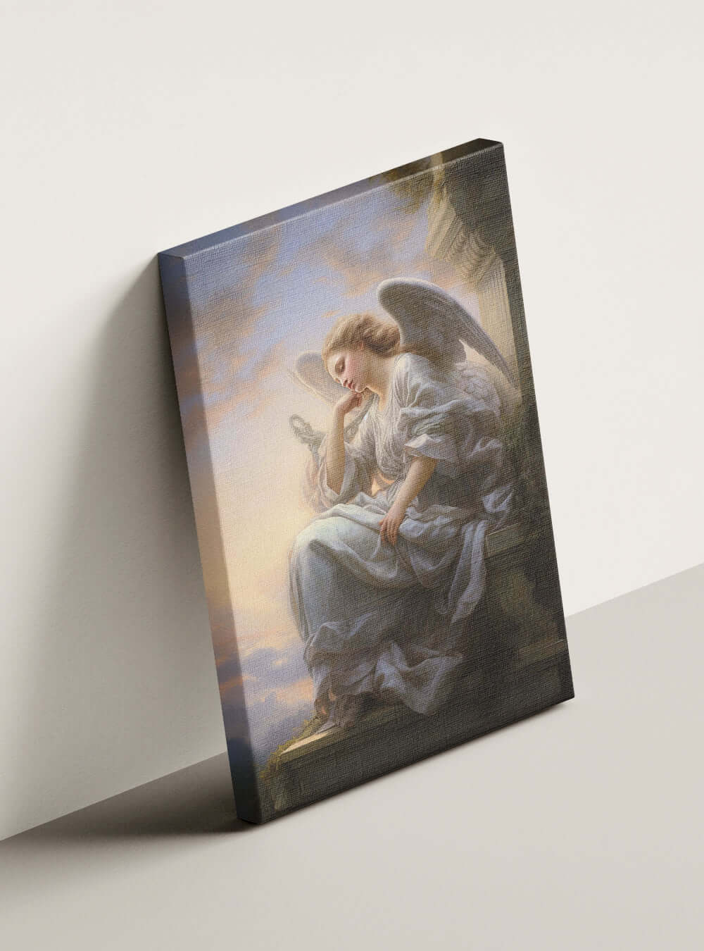 Judges 5:31 Serene Angel Bible Art Canvas Print