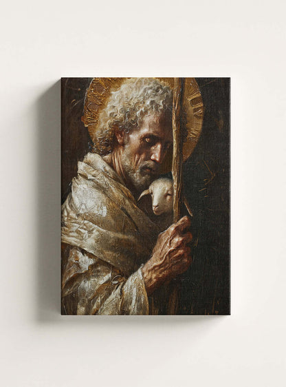 Leadership Bible Art, Shepherd Zeal, Christian Home Decor Canvas Print