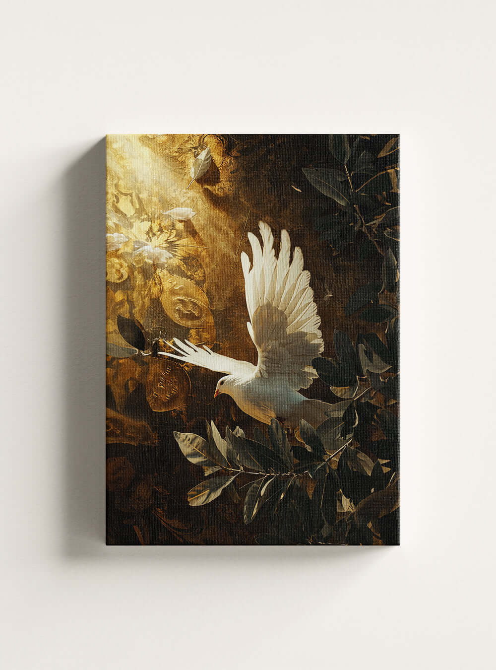 Luke 1:37 Inspired Canvas - Christian Painting For Faithful Homes