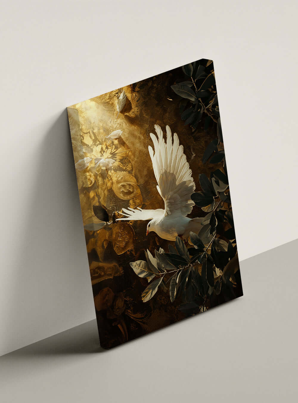 Luke 1:37 Inspired Canvas - Christian Painting For Faithful Homes