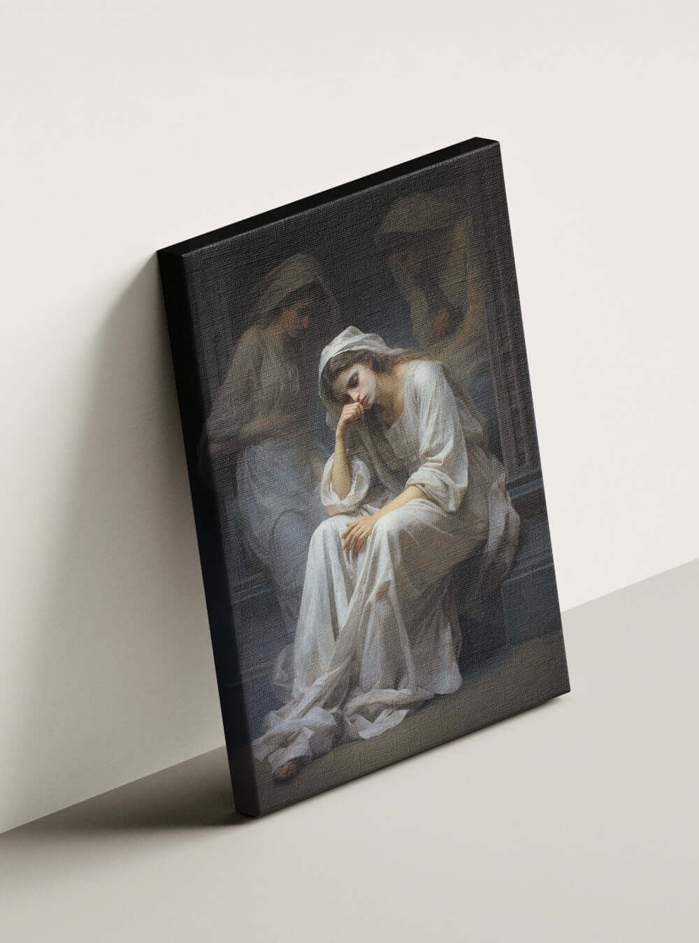 Luke 21:19 Radiant Peace - Holy Scripture Canvas Art Print