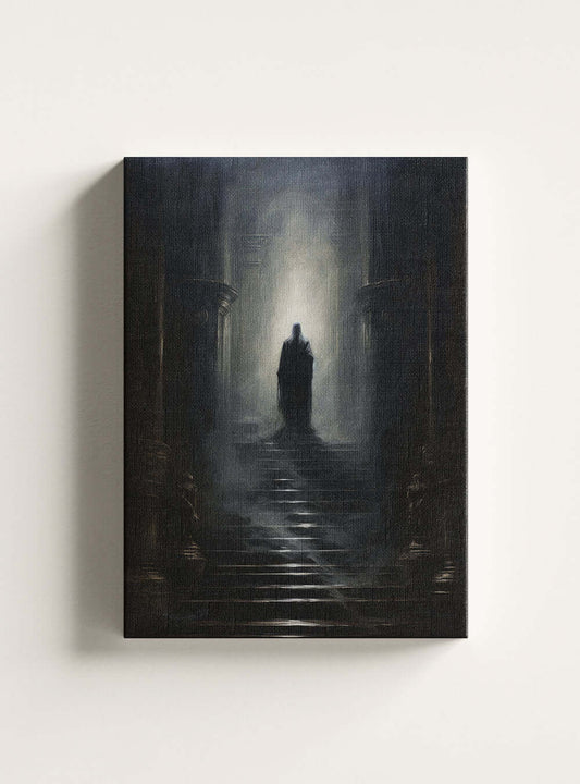 Mark 12:30 - Staircase Text - Sacred Art Canvas Print