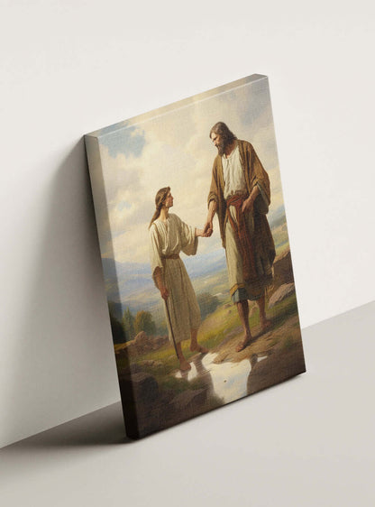 Matthew 7:12 Calming Spiritual Bible Canvas Print