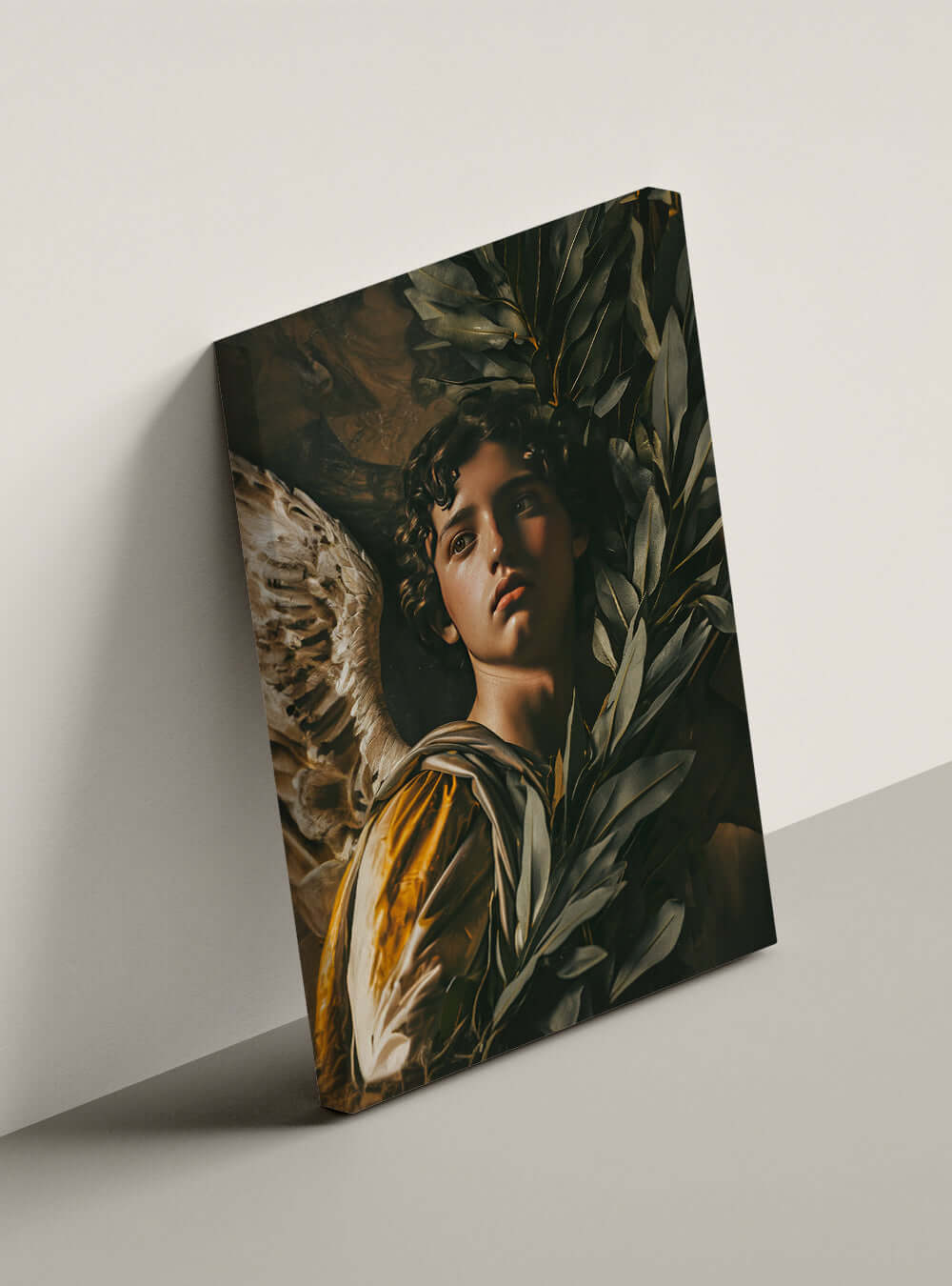 Neoclassical Archangel Christian Art Gift Canvas Print