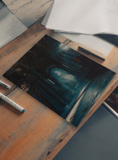 Neoclassical Christ Painting Print – Christian Wall Decor by Holysteller