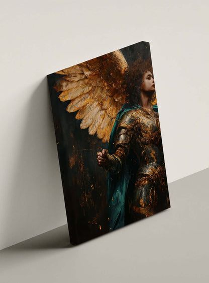 Neoclassical Christian Art: Resilience-themed Canvas Print by Holysteller