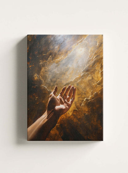 Neoclassical Christian Canvas Art: 'The Virtue of Charity' by Holysteller