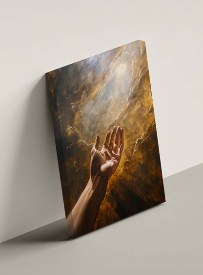 Neoclassical Christian Canvas Art: 'The Virtue of Charity' by Holysteller