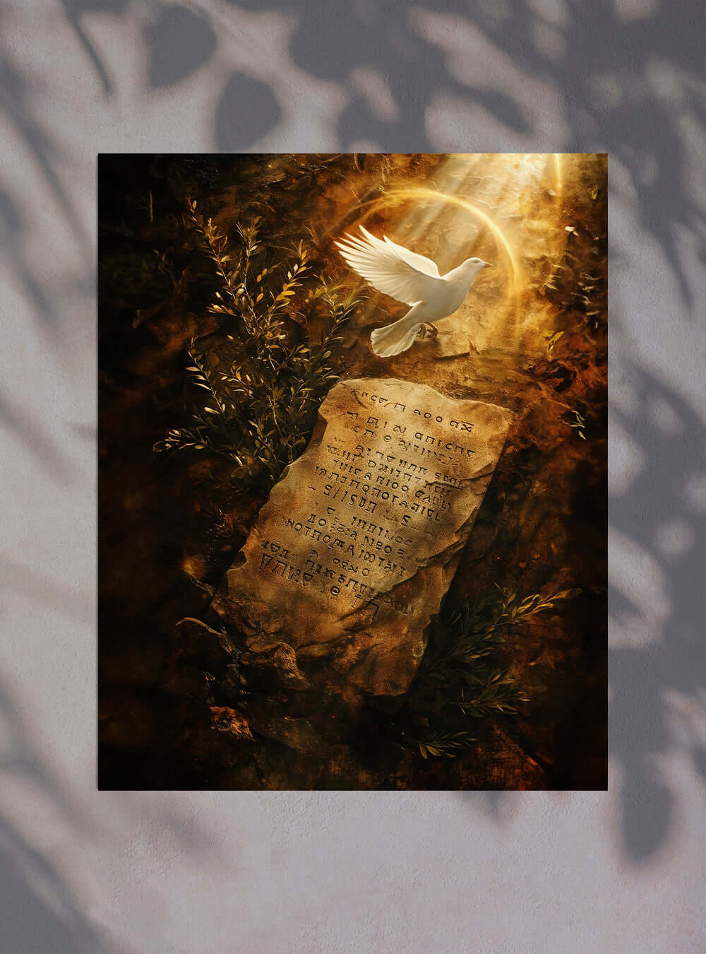 Neoclassical Christian Painting: Integrity Teaching Bible Art Print