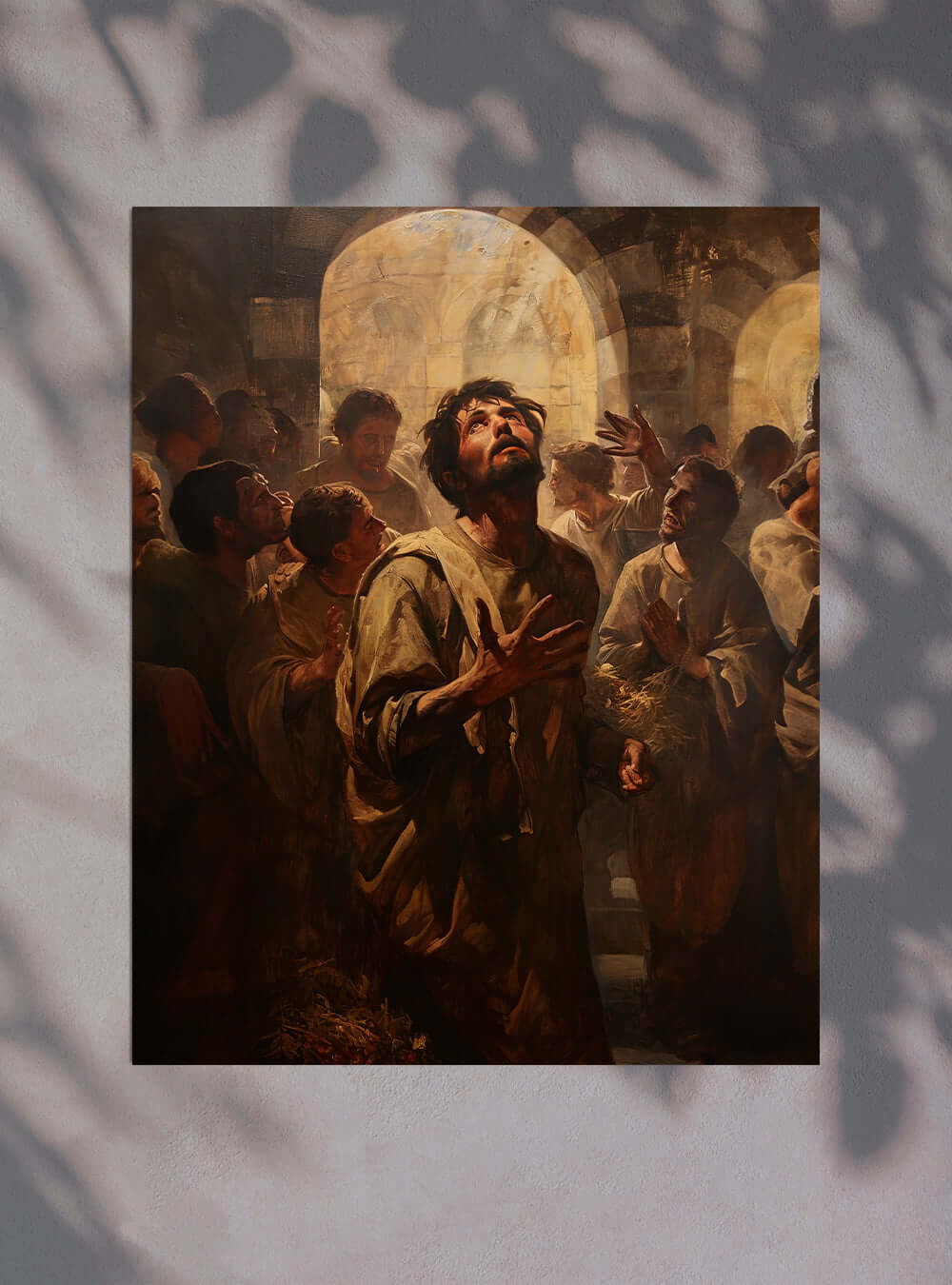 Neoclassical Compassion Christian Wall Art Scripture Picture Print