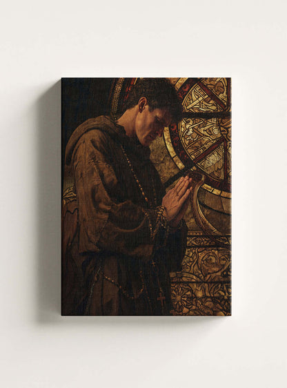 Neoclassical Devotional Prayer Christian Art Canvas by Holysteller