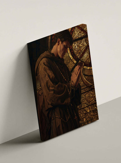 Neoclassical Devotional Prayer Christian Art Canvas by Holysteller