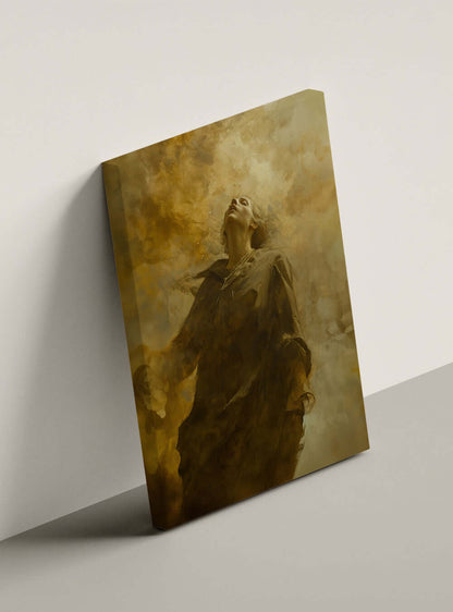 Neoclassical 'Resilient Faith' Christian Canvas Wall Art