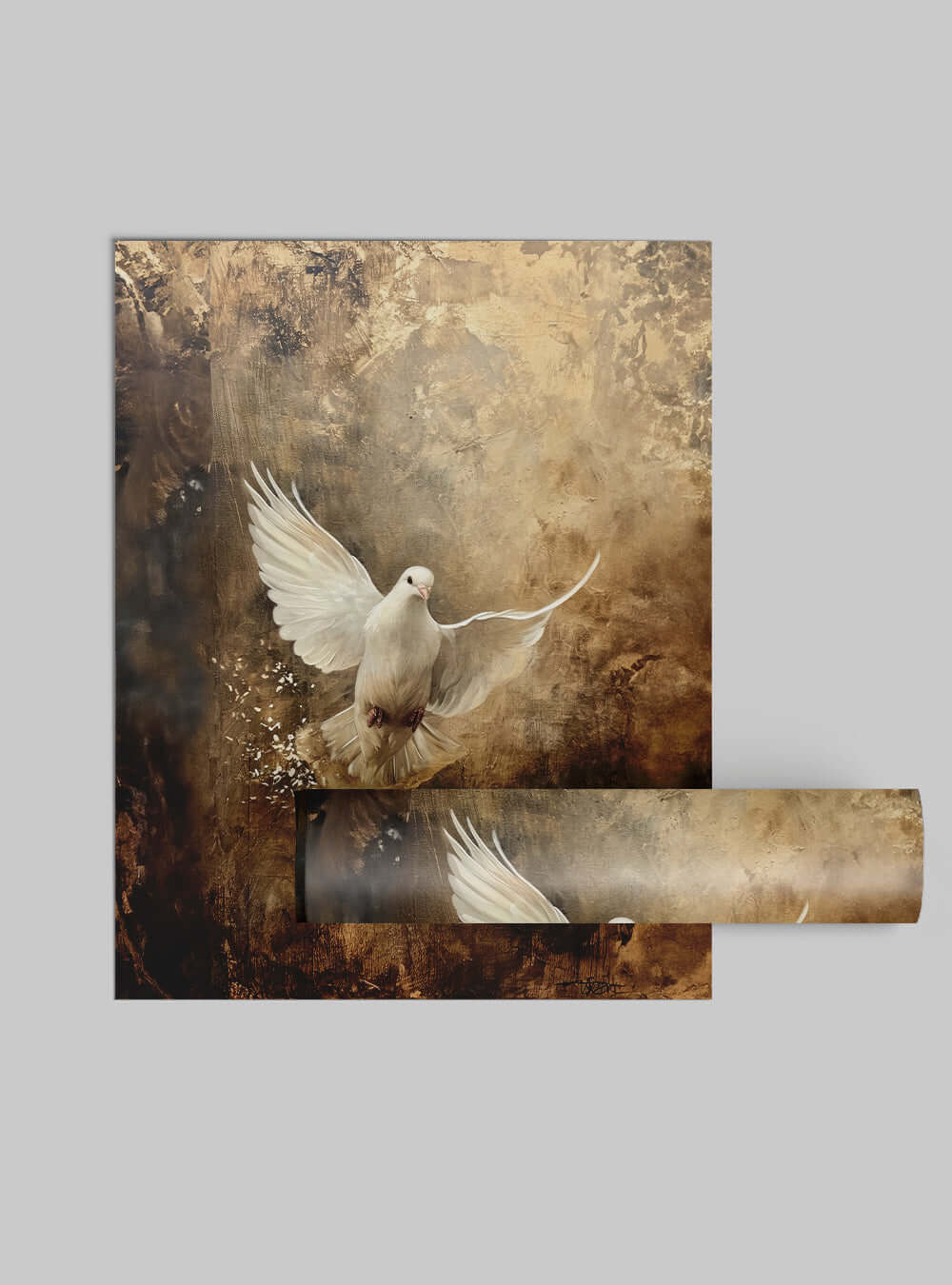 Proverbs 29:18 Christian Wall Decor: Inspirational Dove Vision - Holysteller Print