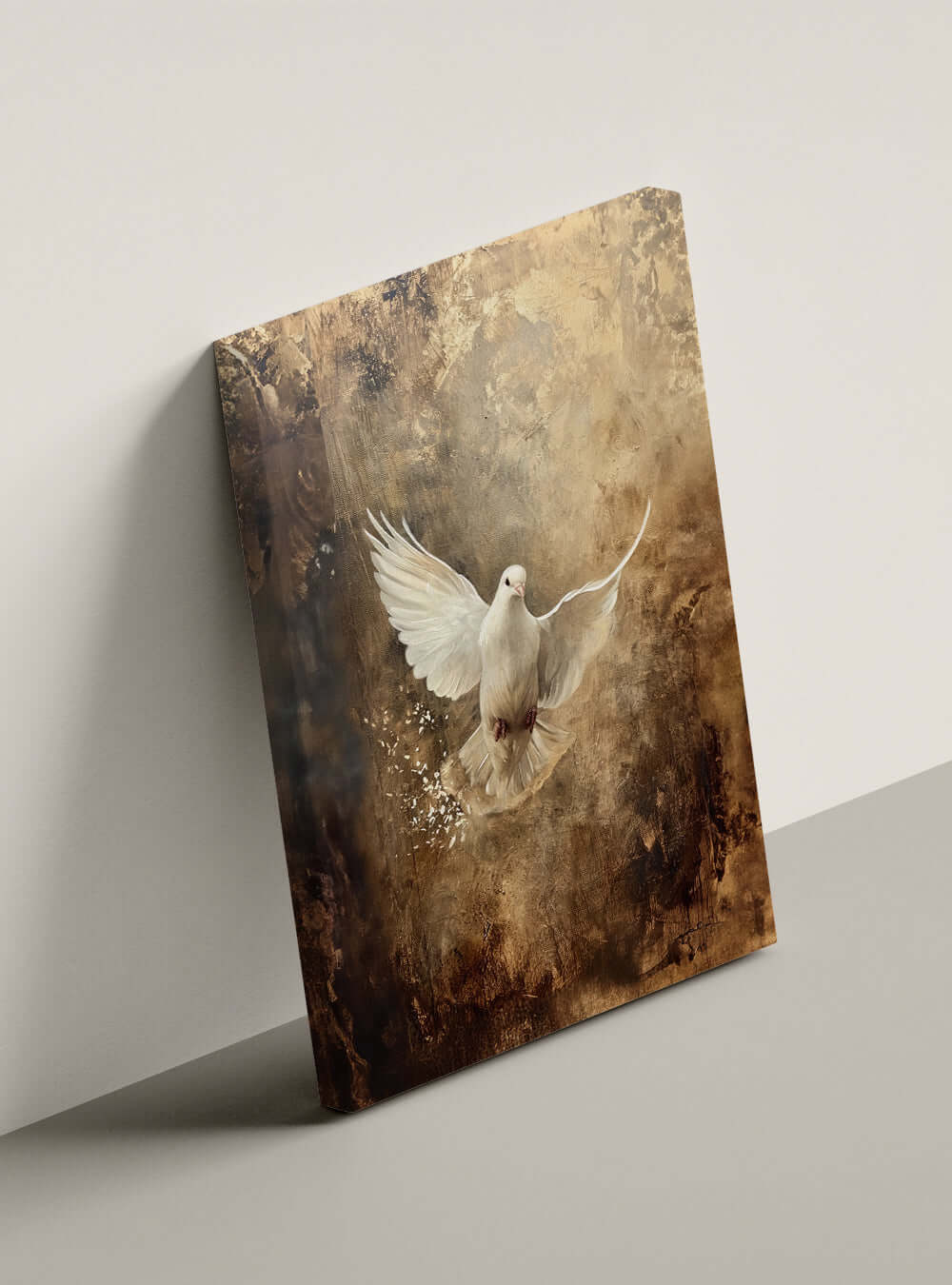 Proverbs 29:18 Sacred Art Christian Canvas: Dove Vision – Holysteller Print