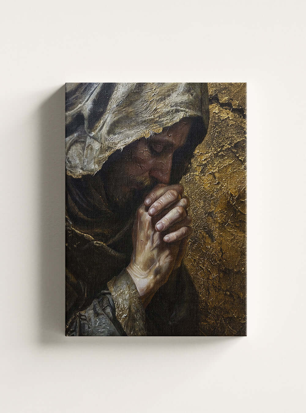 Psalm 18:2 Bible Verse Inspirational Canvas, Religious Painting