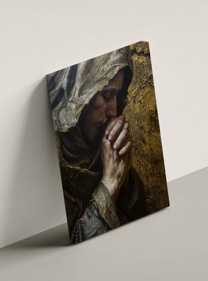 Psalm 18:2 Bible Verse Inspirational Canvas, Religious Painting