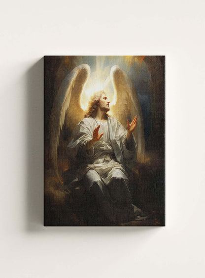 Psalm 18:30 Divine Canvas Decor - Religious Art Print