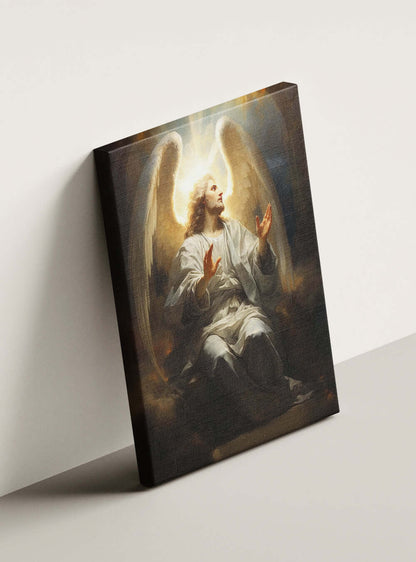 Psalm 18:30 Divine Canvas Decor - Religious Art Print