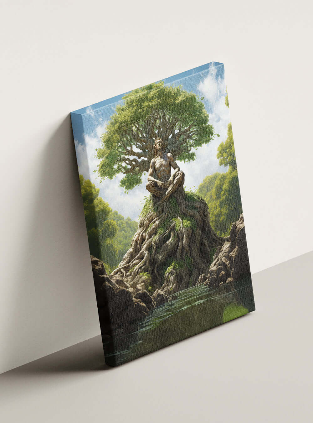 Psalm 1:3 - Tree Spirit Guardian - Christian Art Canvas Print