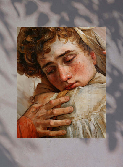 Religious Painting Neoclassical Embrace Poster Print