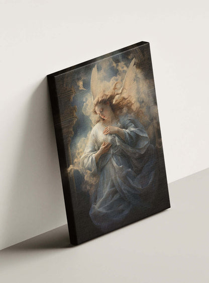 Revelation 10:6 Angelic Art - Christian Canvas Print