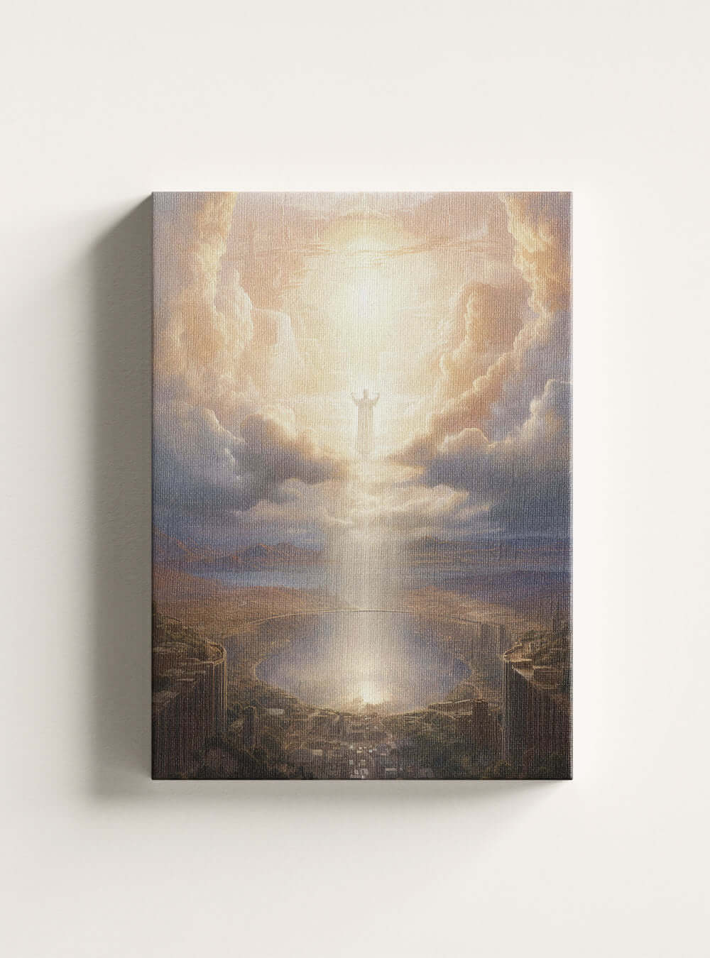 Revelation 18:4 | Angelic Sunrise | Sacred Canvas Print