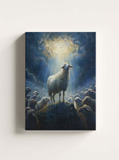 Revelation 20:15 Scripture Canvas Print - Sacred Art Christian Gift